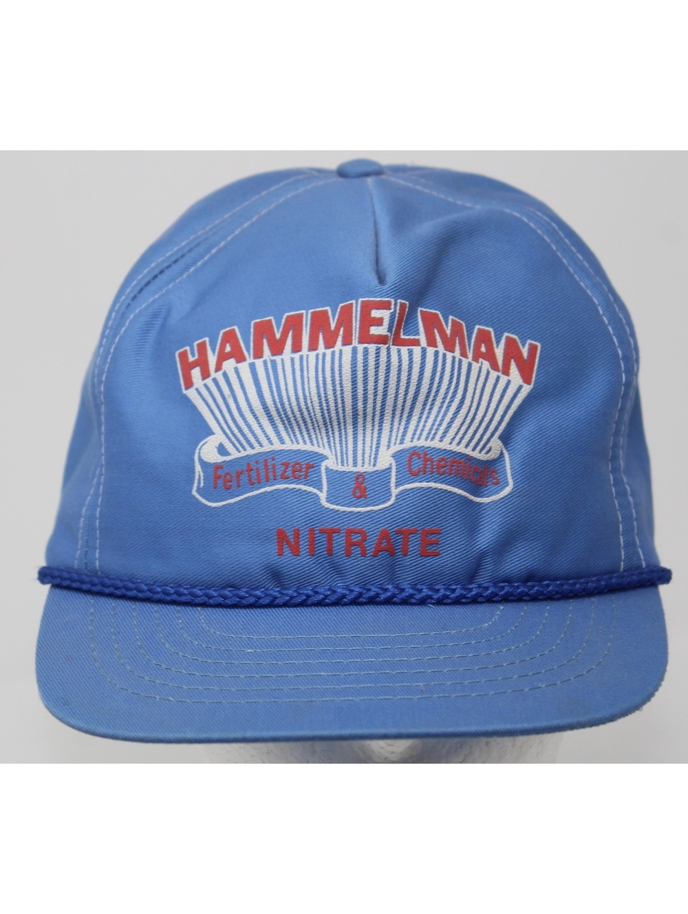 Vintage 80s Hammelman Nitrate Co. Fertilizer & Chemicals Hat Cap Edwardsport IN